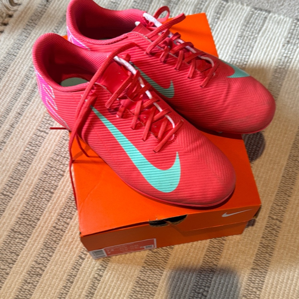 Nike Crimson and Aqua Sneakers